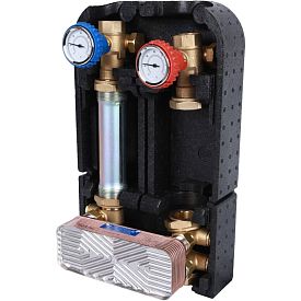 SDG-0038-182501 STOUT Насосная группа с теплообменником 18 пластин,...