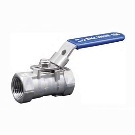 Кран шаровый Leadtek DN 15 (1/2'') PN 63 муфтовый вр-вр нержавеющий...