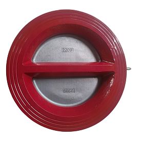 Клапан обратный Benarmo, FCV, Ду 125, Ру25, чугун, двустворч., ство...