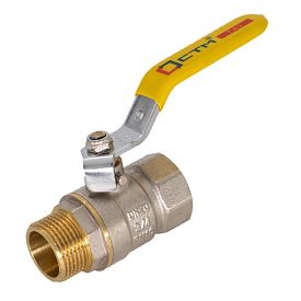 Кран шаровый газовый СTM ГАЗ 2" DN 50 PN 16 латунный гайка-шту...