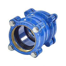 Муфта чуг соединит д/ПЭ ДРК-Е Ду100 (Дн110-110) Ру16 L=181мм