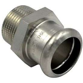 Муфта нерж AISI 316L Дн15х1/2" пресс/НР Inoxpres RM 187102015
