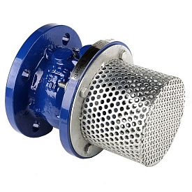 Клапан обратный донный Tecofi CC3241-0125 DN 125 PN16 фланцевый чуг...