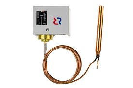 Реле температуры KP81R, 90-150 ?С, капиллярная трубка 2 м, ручной с...