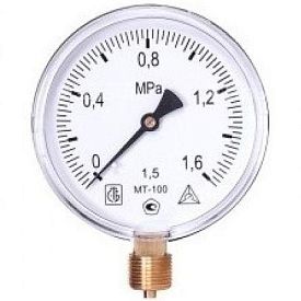 Манометр МТ-100 1,6 МПа (G1/2 дюймовая)