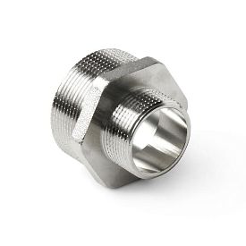 PA Ниппель латунный резьбовой переходной, Н 3/8x1/4