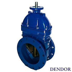 Задвижка "DENDOR" тип 47GVA DN 150 PN10/PN16 чугунная, фл...