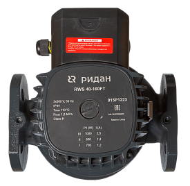 Насос циркуляционный 40-160FT Ридан, RWS, DN 40, H=16 м, L=250мм, Q...