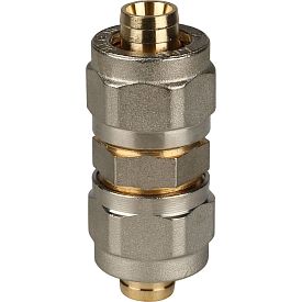 SFS-0005-000016 STOUT Муфта соединительная 16х16 для металлопластик...