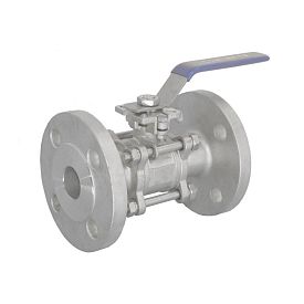 Кран шаровый NEWKEY NK-BFp50/4 (3PC) DN 50 PN 16 нержавеющий AISI 3...