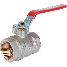 Шаровый кран ROMMER RBV, DN 1 1/4, PN 40, латунный, ВН/ВН, ручка-ры...