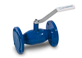 Кран шаровой Temper, 293, DN 25, PN 40, L=160 мм, фланец, полный пр...