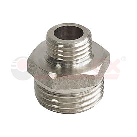 Ниппель никелированный переходной VALFEX НР 3/8" - НР 1/4" (500/10)