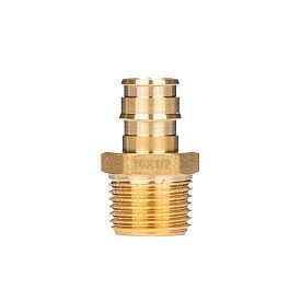 USYSTEMS штуцер с наружной резьбой латунный для труб PE-Xa 16-R1/2&...