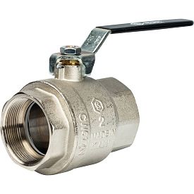 Кран шаровой полнопроходной STOUT, BP/BP, DN 2, PN 50, латунный, ру...