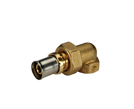 RM19Y049, Угловой фитинг с отводом, 3/4"x(26x3)