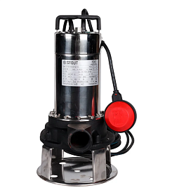 SPD-0004-211100 Насос с режущим механизмом, с поплавком, корпус-чуг...