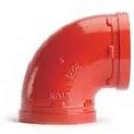 Отвод (колено) п/муфту 90гр XGQT01 Ду50(Дн60) грувлок LEDE