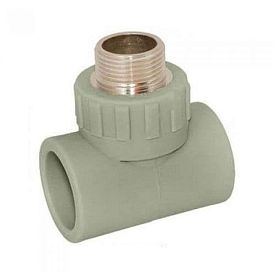 Тройник переходной с наружной резьбой 32х1/2"х32 (30/10) (Valfex) СЕРЫЙ