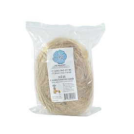 Лен очищенный 100гр п/э пакет ЮНАФЛЭКС