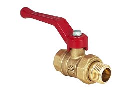 Кран шаровой латунный VALFEX DeltaPro для ВОДЫ 3/4" ВР/НР рыча...