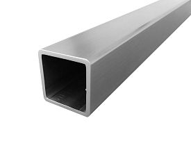 Труба квадратная нержавеющая 120x120x4.0 мм штанга 6м AISI 316Ti (1...