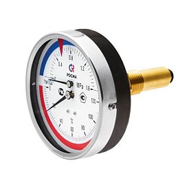 Термоманометры ТМТБ-41Т.2(0-120С)(0-0,25MPa)G1/2.2,5