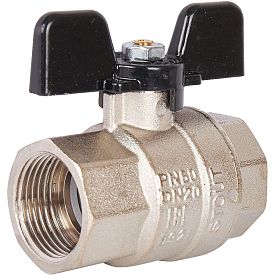 Кран шаровой полнопроходной STOUT, BP/BP, DN 3/4 PN 50, латунный, р...