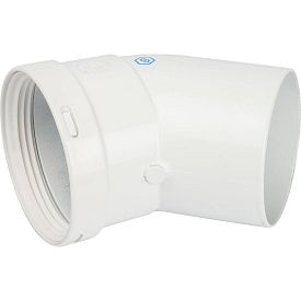 SCA-0080-000045 STOUT Элемент дымохода отвод 45° п/м DN80