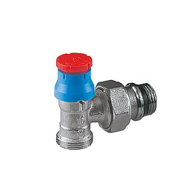 R411X033, Угловой термостатический клапан с нар. резьбой, 1/2" x 16