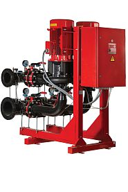Установка пожаротушения WILO CO 4 BL 125/185-5,5/4/SK-FFS-R-CS