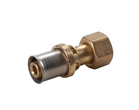 RM179Y043, Прямой фитинг с накидной гайкой и плоским седлом, 3/8"x(16x2)