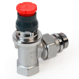 R401DBX032, Угловой динамический термостатический клапан, 3/8"