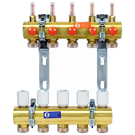 R553FZY045, Сборный коллекторный узел с расходомерами, 1" x 3/4"E /5