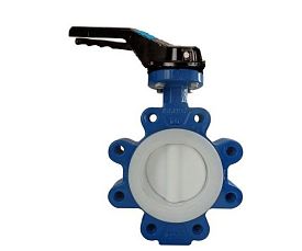 Затвор дисковый с резьбовыми проушинами Tecofi VP4649R-VP4649R-02PT...