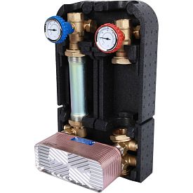SDG-0038-342501 STOUT Насосная группа с теплообменником 34 пластины...