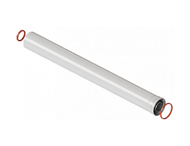 Элемент удлинительный коаксиальный Royal Thermo диам, 60/100L, 1000 мм