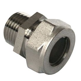 Муфта лат Ду15х1/2" обж/р никель STAHLMANN SSML1501/2NEF
