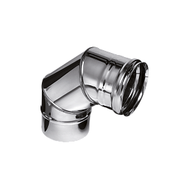 Ferrum HF (Т до 600°C) Колено угол 90° (430/0,8 мм) Ф160