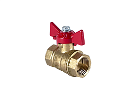 Кран шаровой латунный VALFEX DeltaPro для ВОДЫ 3/4" ВР/ВР ручк...