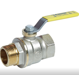 Кран шаровый для газа Giacomini R734GL Ду 40 Ру 16 1 1/2" лату...