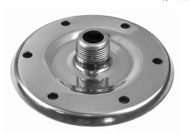 Контрфланец Wester, D 140, 1", со штуцером, нерж. сталь, 0-14-3024