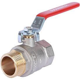 Шаровый кран ROMMER RBV, DN 1, PN 40, латунный, ВН/НР, ручка-рычаг,...