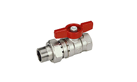 Кран шаровой Giacomini R259D Ду 25х32 Ру42 1"Fx 11/4"M ла...