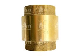 Клапан обратный прижинный STI Ду 32 Ру 16 муфтовый ВР/ВР, латунный,...