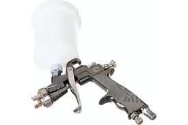 Краскопульт пневматический LVLP, форсунка 1.3мм, с редуктором, верх...