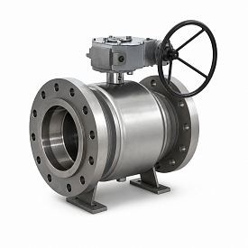 Кран шаровой Н/П фланцевый Energy с редуктором, LD, КШЦФР Ду300/250...