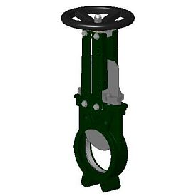 Задвижка шиберная Tecofi VG4400-001MM0250 DN 250 PN 10 корпус чугун...