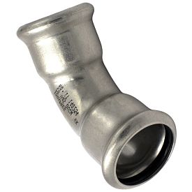Отвод нерж AISI 316L Дн54х45гр пресс Inoxpres RM 181054450