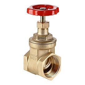 Задвижка латунная Valtec DN 40 PN 16 1 1/2" с внутренней резьб...